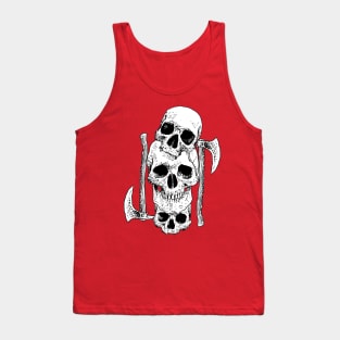 skull axe Tank Top